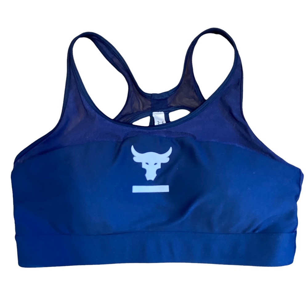 Under Armour Project Rock Racer Back Sports Bra